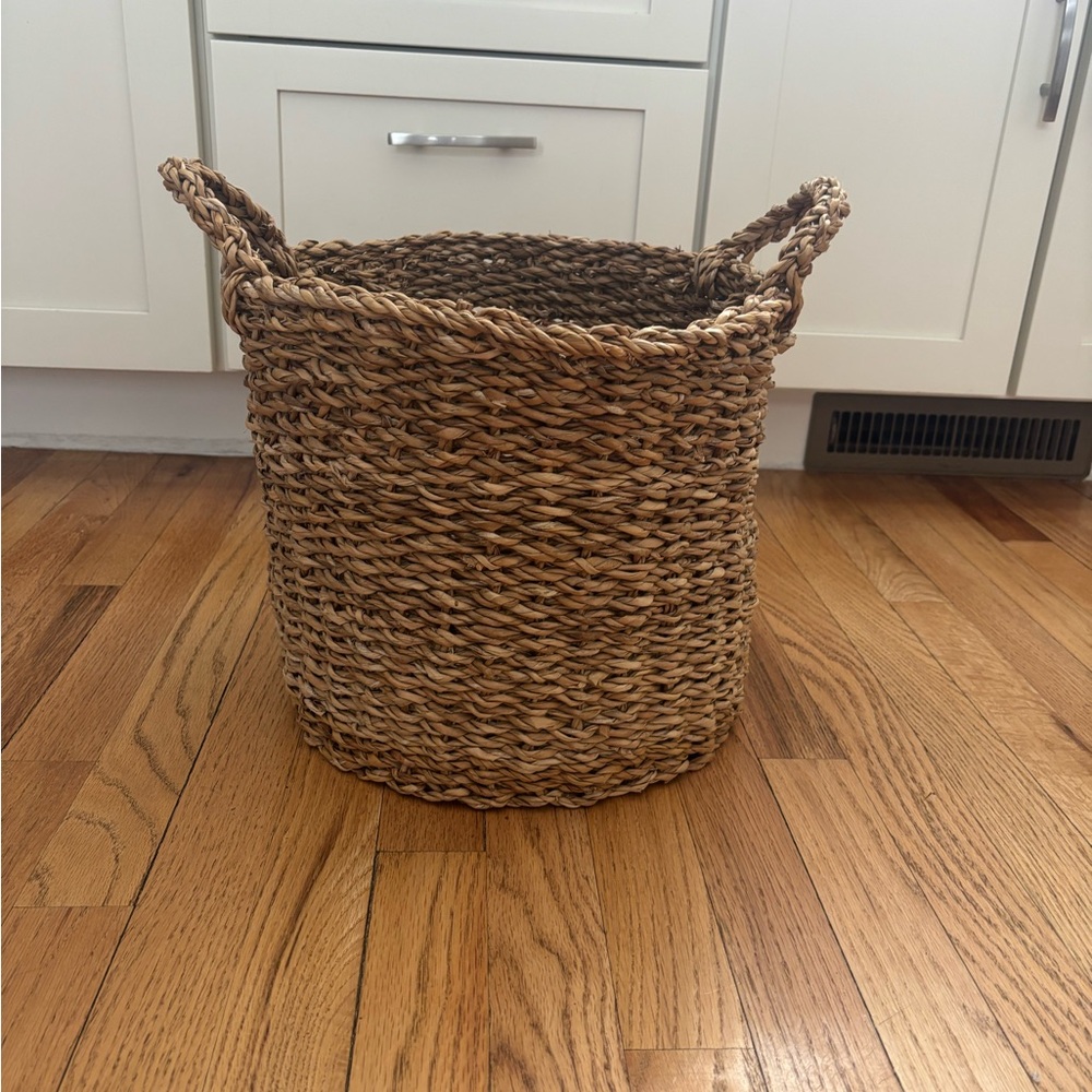 Woven Basket Home Accent - Brown